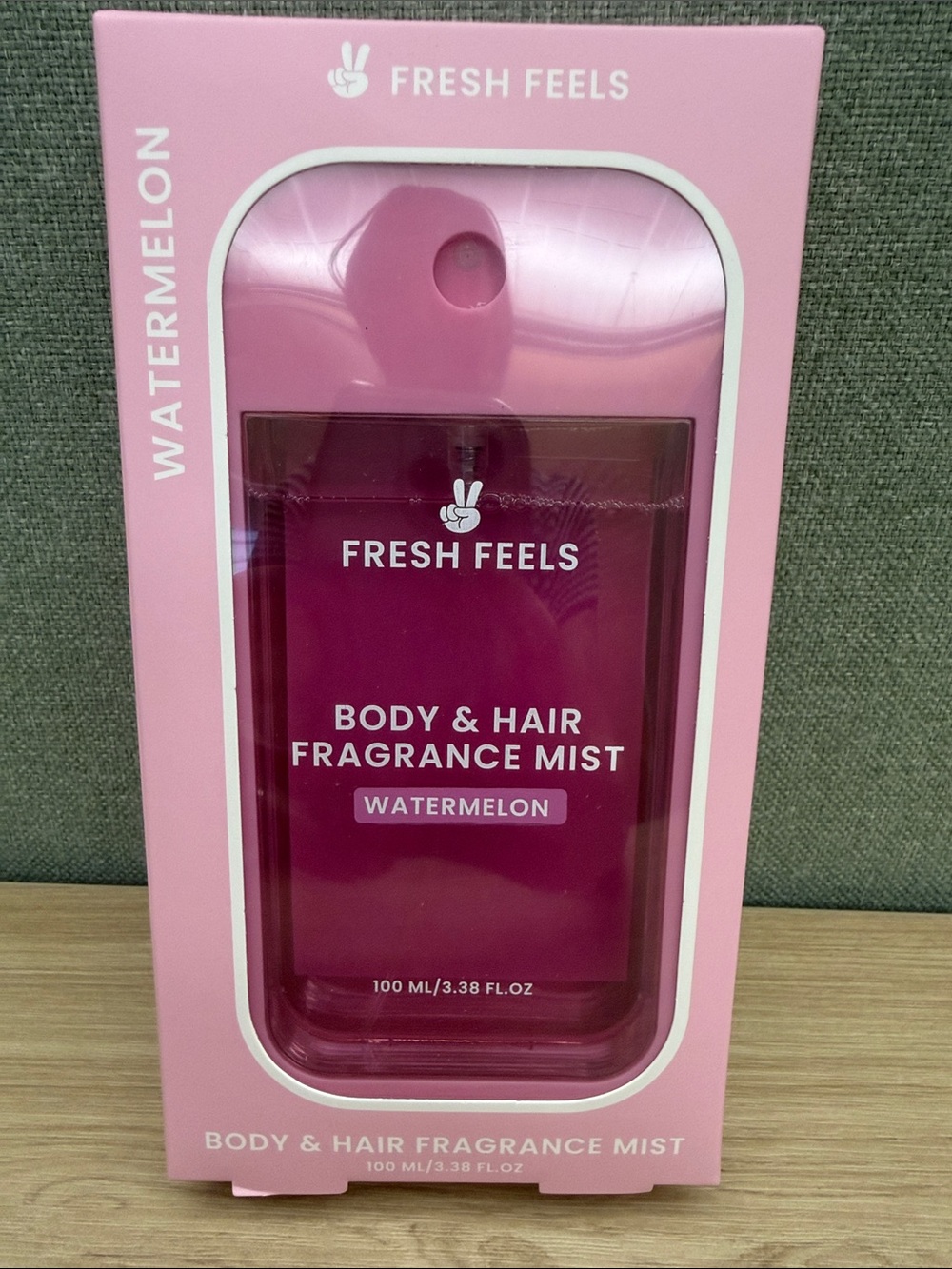 Watermelon Body & Hair Fragrance Mist — Pink